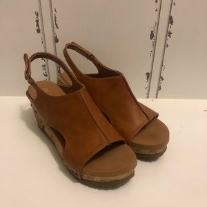 Bamboo Wedge Sandals